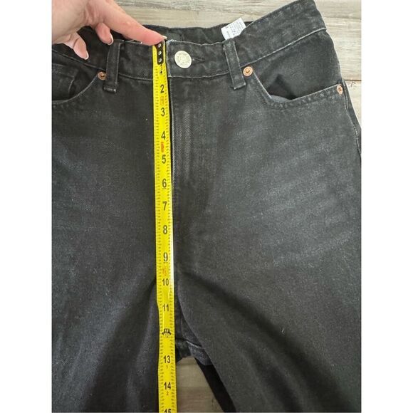 ZARA Wide Leg Black Size Pants Jeans‎ Size 26 Tall Long - Picture 4 of 7